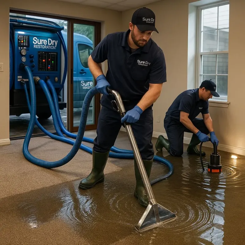 Water Extraction and Removal process in Winona Lake, IN